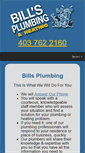 Mobile Screenshot of billsplumbingbanff.com